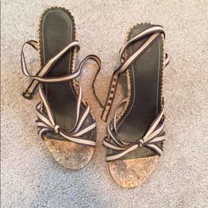 Gap Strappy Wedge Cork Sandals